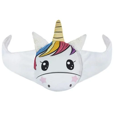 Immagine di Cuscino termico di noccioli ciliegia trattamento a freddo calore ideale per neonati e bambini piccoli fullprint fronte Bottiglia d&#039;acqua calda Unicorn 2 [088]