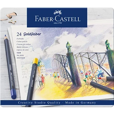 Immagine di FABER CASTELL CF24 MATITE COL.PERMANE AST.MET