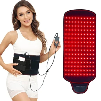 Immagine di JOBYNA Cintura per Terapia della Luce Rossa e Infrarossa Dolore, LED 660nm &amp; 850nm Lampada a Raggi Infrarossi, Red Light Therapy, Dispositivi Terapeutici Del Corpo, Il Riscaldamento