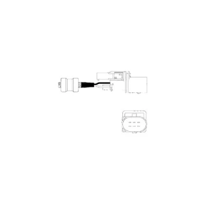 Immagine di DELPHI ES10921 12B1 Sonda lambda jump, riscaldato VOLKSWAGEN: Golf 5, 4, Polo IV Hatchback, AUDI: TT Coupe, A3 A4 B7 Avant