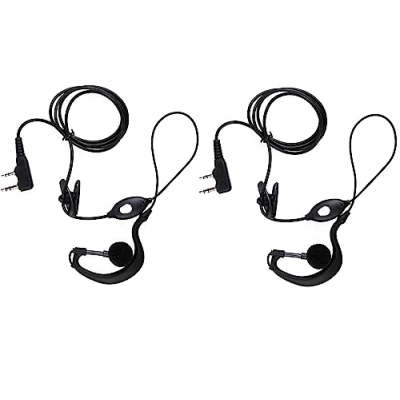 Immagine di Mengshen® Baofeng Auricolare Cablato Cuffie Headset Earphone for Walkie Talkie Two Way Radio BF 888S / 777S 666S UV 5R 5RA 5RE, 2 Pack