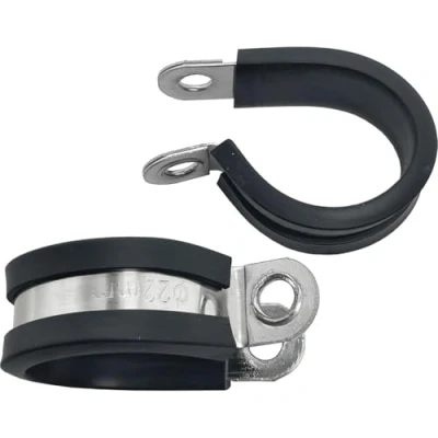 Immagine di Lumonic 5x fascette per tubi da 22mm con inserto in gomma acciaio inox V2A I avvitare fascetta 22mm, t