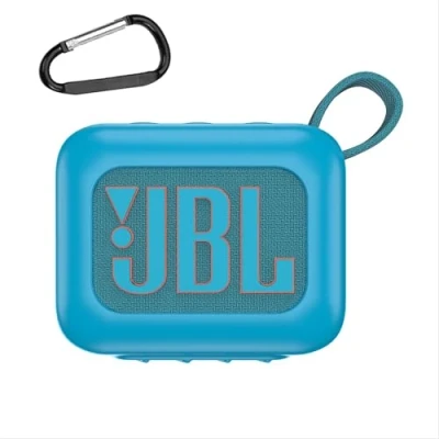 Immagine di GIOPUEY Cover Compatibile con JBL Go 4, Cilicone Custodia, Ultrasottile Case Cover, Antiurto, Resistente ai Graffi Blue