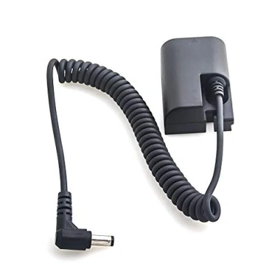 Immagine di Fotga batteria LP E6 Dummy DR DC accoppiatore con cavo a spirale adattatore di alimentazione per Canon EOS 5DS R, 5D Mark IV IIII II, 6D 7D 90D 80D 70D 60Da R5 R6