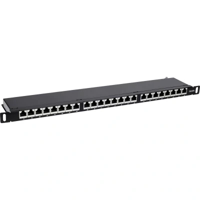 Immagine di Intellinet 720922 24 Porte Patch panel 483 mm (19) CAT 6A 0.5 U Nero