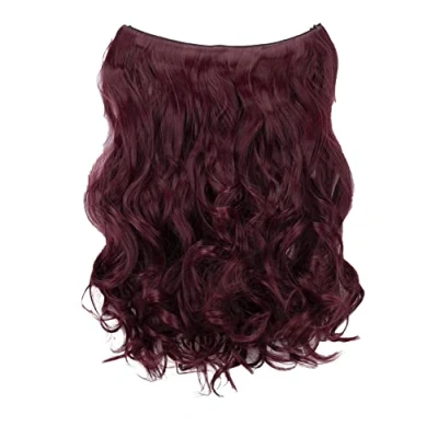 Immagine di CAISHA 50cm 1 Trama Extension con Banda Elastica Extensions Per I Capelli Posticcio Ondulato Marrone Rame E114