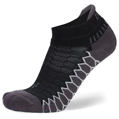 Immagine di Balega Unisex Silver Antimicrobial No show Compression Fit Calzini da corsa, Nero, Small, EU Dimensione 36 39.5