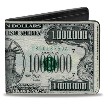 Immagine di Buckle Down Bifold Minions Accessori da Viaggio Portafoglio bi Fold, Multicolore, 4.0&quot; x 3.5&quot; Uomo