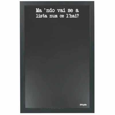 Immagine di Lavagna memo da parete con gessetti 40x60 cm in mdf e ferro, S.P.Q.ere