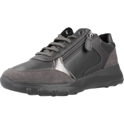 Immagine di Geox D Alleniee B, Scarpe da Ginnastica Donna, Grigio Scuro, 34.5 EU