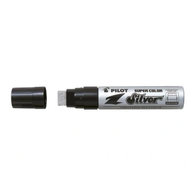 Immagine di Pilot Super Color Pennarello permanente, punta extra grande, colore: Argento