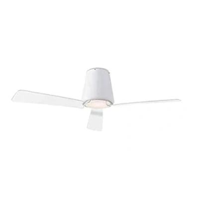 Immagine di LedsC4 Ventilatore Ip44 Garbí Led 12.8W Bianco Caldo 3000K On Off Trasparente