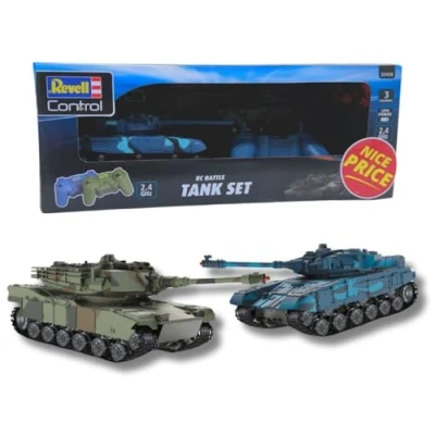 Immagine di Revell 24438 RC Battle Set Battlefield Tanks Panzer, Multicolore