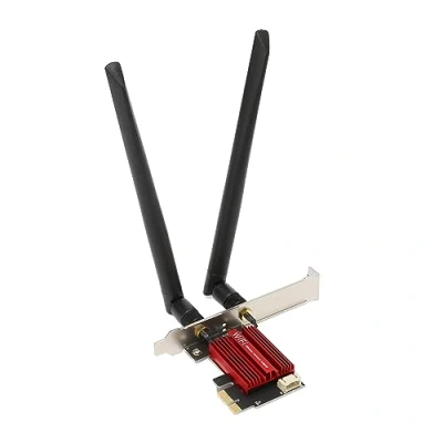 Immagine di Scheda di Rete PCI Express, PCIE Gigabit Ethernet, WiFi per PC Desktop con Bluetooth 4.0, Dual Band Compatibile Windows 7 8 10 11
