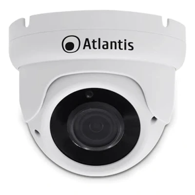 Immagine di ATLANTIS Videocamera Ultraplex A11 UX914A DP Ip Onvif Poe Dome 5MP 2592x1944 H.264/H.265