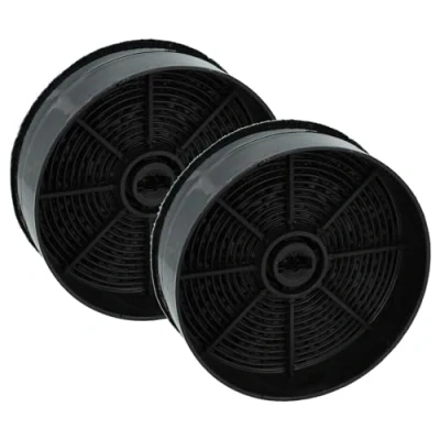 Immagine di vhbw 2x filtro a carboni attivi compatibile con Electrolux INKA SMART C LG A52, A70, HC X A52 cappe aspiranti 12,4 cm