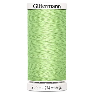 Immagine di Gutermann Filo per Cucito, Poliestere, Soft Green, 5,5 x 2,7 cm, 250 unità