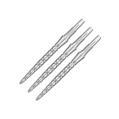Immagine di Target Darts Swiss Point Storm Diamond Dart Points (Set di 3 Punte) 26mm Argento SP Cambia la Punta del dardo, Accessori per Freccette Professionali