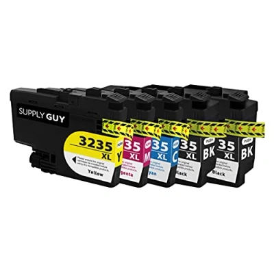 Immagine di Supply Guy 5 cartucce compatibile con Brother LC 3235 per DCP J1100dw MFC J1300dw