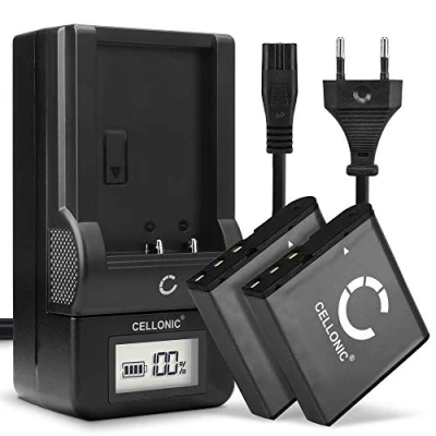 Immagine di CELLONIC 2X Batteria LB 060 Compatibile con Kodak PIXPRO AZ421, AZ422, AZ528, AZ251, AZ525, AZ361, AZ521, AZ527, 950mAh 3.6V 3.7V + Caricabatteria