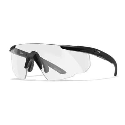 Immagine di Wiley X Saber Advanced, Occhiali da Unisex Adulto, Matte Black/Clear, M/x L