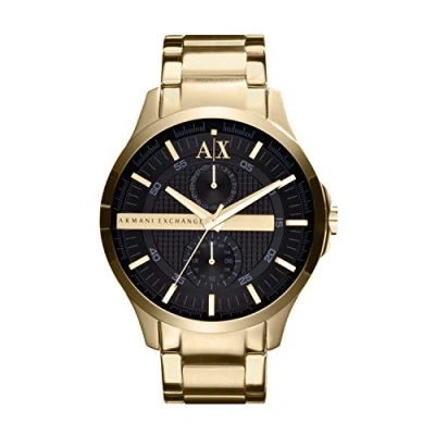 Immagine di Armani Exchange Orologio da Uomo, Movimento Multifunzione, Cassa in Acciaio Inossidabile 46 mm con Bracciale Inossidabile, AX2122