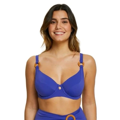 Immagine di Sans Complexe Elevated Basics Parte Superiore del Bikini, Spettro Blu, 85D Donna