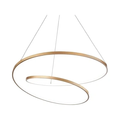 Immagine di Ideallux Ideal Lux Oz Lampada a sospensione LED Ø 80 cm, ottone