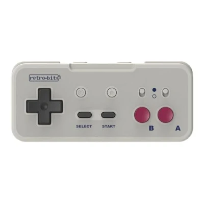 Immagine di Retro Bit Origin8 2.4 GHz Wireless Controller For Nintendo Switch &amp; NES USB receivers included GB Grey