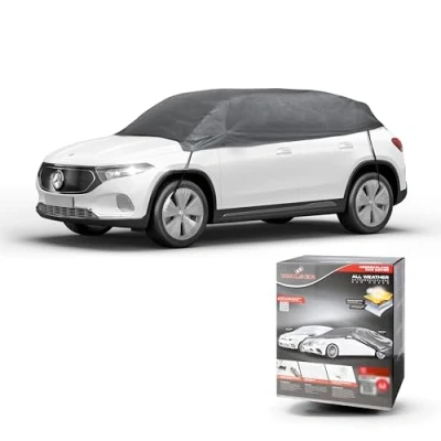 Immagine di Walser Telone per Auto all Weather Basic, 100% Resistente alle intemperie, Impermeabile, Mezzo Garage Misura L Grigio