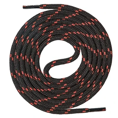 Immagine di Mount Swiss Lacci per scarpe rotondi, ø 4,5 mm, di alta qualità, resistenti agli strappi, in poliestere resistente, da trekking, lavoro, montagna e