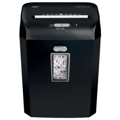 Immagine di Rexel ProMax QS RES1123, Distruggidocumenti Manuale, 12 Fogli, Taglio a Strisce, Sicurezza P 2, Capacità 23 litri, 2104584EU