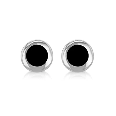Immagine di Tuscany Silver Orecchini a Lobo da Donna in Argento Sterling 925, con Onice