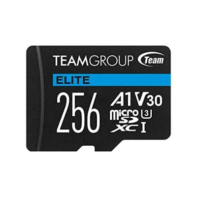 Immagine di MICRO SD 256GB XC TEAM ELITE A1 V30 R/W:90/45MBS