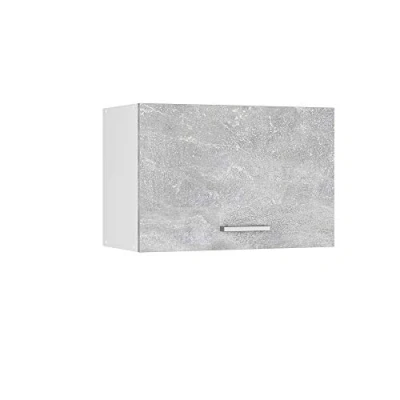 Immagine di Vicco pensile da cucina R line, Calcestruzzo/Bianco, 60 cm Piatto