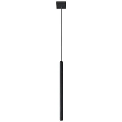Immagine di Sollux PASTELO 1 SL.0469 Lampada a sospensione moderna LED per soggiorno, camera da letto, corridoio, ufficio, attacco G9, Nero, 8 x max 100 cm