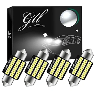 Immagine di Grandview 4pcs C5W Canbus Bianco Festone Lampadine LED (36MM)