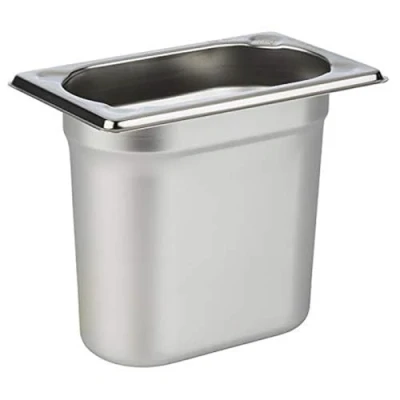 Immagine di APS 81506 GN 1/9 contenitore, acciaio inossidabile Contenitore gastronorm, dimensioni 175 x 105 mm/altezza 150 mm/volume 1,5 litri