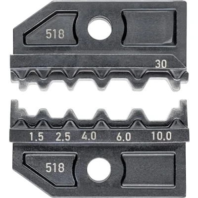 Immagine di Knipex 97 49 30 Matrice di crimpaggio Connettore non isolato 1.5 fino a 4 mm² Adatto per marchio (Pinze) 43 200, E, E AUS,