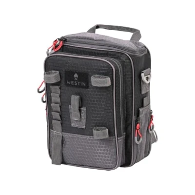 Immagine di Westin W4 Street Bag Pro 3 Boxes Medium Titanium Black Borsa da pesca
