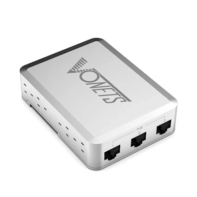 Immagine di VONETS Industriale 5 Porte PoE Switch Gigabit Ethernet di Rete RJ45 Splitter 10/100/1000Mbps 4 +1 Uplink Plug &amp; Play Design Metallo Universale per Dispositivi VSP500