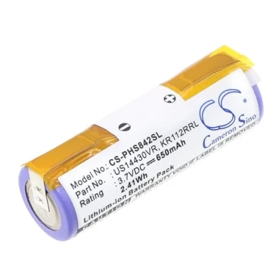 Immagine di TECHTEK batterie compatibile con [Philips] HS8420, HS8420/23 sostituisce KR112RRL, FBA