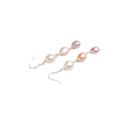 Immagine di LOKILOKI Orecchini Lunghi in Argento Sterling 925 con Perle Barocche Naturali per Le Donne Pendenti Fatti A Mano d&#039;Acqua Dolce Nere Regalo Feste