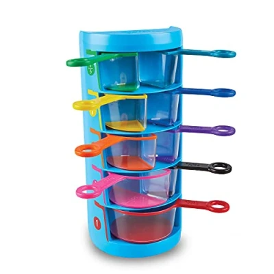 Immagine di Learning Resources Set di 9 Misurini Arcobaleno per le frazioni, Risorse didattiche da bambini, Materiali cucinare bambini