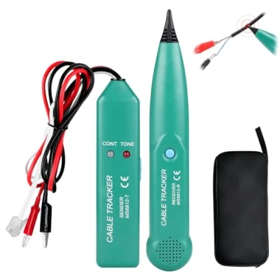 Immagine di Rilevatore Di Linea Telefonica, MS6812 Localizzatore Cavi, Tester per Cavi Rete, Telefonici, Con Trasmettitore E Ricevitore Rete Telefono