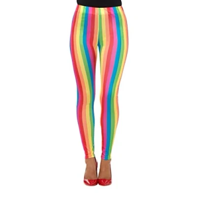 Immagine di SMIFFYS Leggings da pagliaccio arcobaleno, Multicolore
