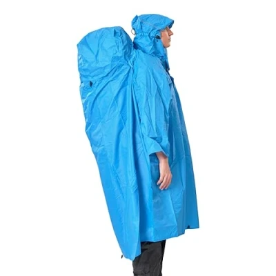 Immagine di LOWLAND OUTDOOR Poncho da pioggia, blu, L