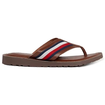Immagine di Tommy Hilfiger CORE TOE POST Infradito, Uomo, Taglia: 42, Winter cognac Pelle e tessuto