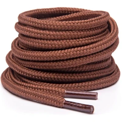 Immagine di Miscly Lacci Rotondi per Stivali Resistenti e di Lunga Durata Stivali, Scarponi da Lavoro Scarpe Trekking (Marrone, 274 cm)