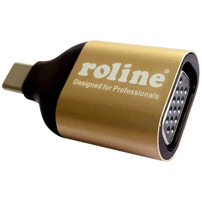 Immagine di Roline 12.03.3233 USB C® / VGA Adattatore Multicolore